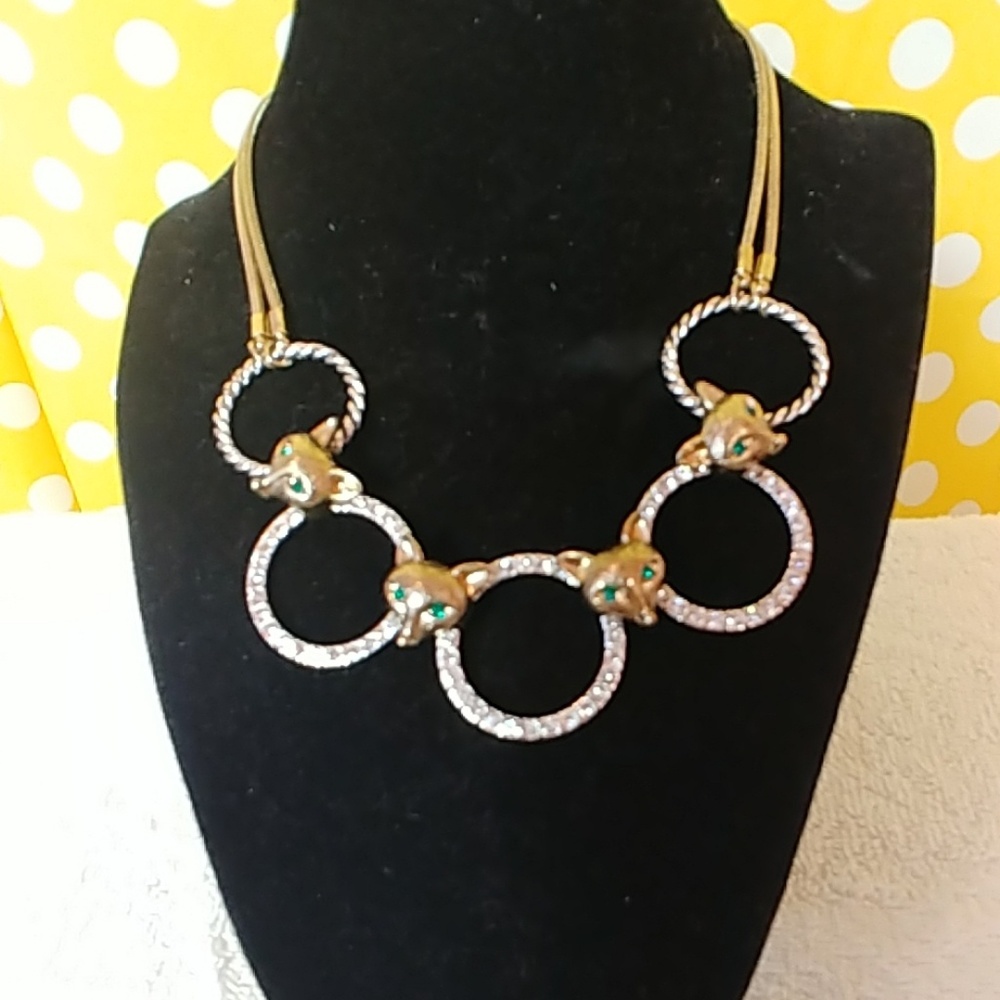 Betsey Johnson Fox Trot Necklace